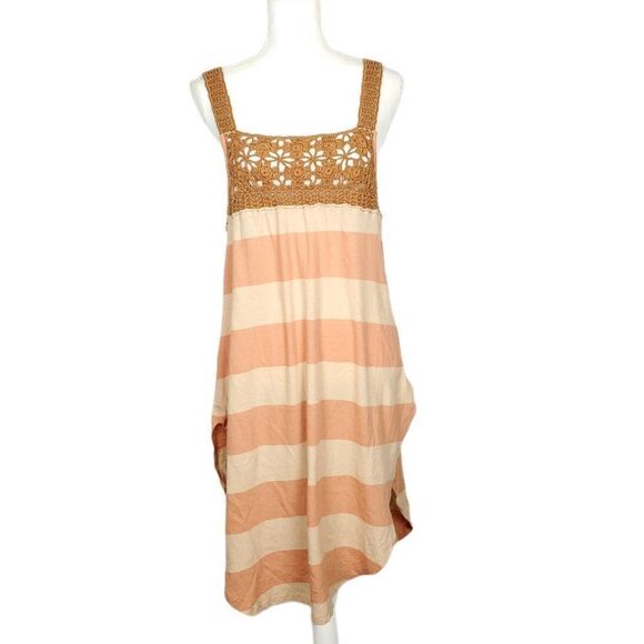 We The Free x Free People  Luca Crochet Stripe Tunic - Picture 4 of 8